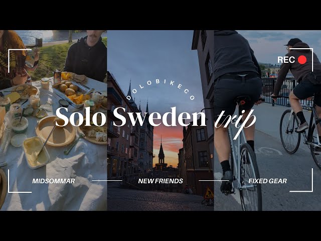 Solo Sweden Trip: Midsommar & New Fixie Friends 🇸🇪