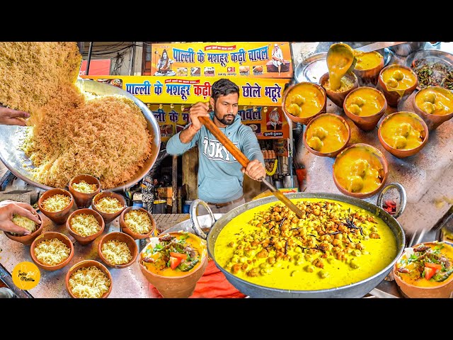 Most Viral Palli Ke Kulhad Wale Kadhi Chawal In Saharanpur Rs. 50/- Only l Saharanpur Street Food