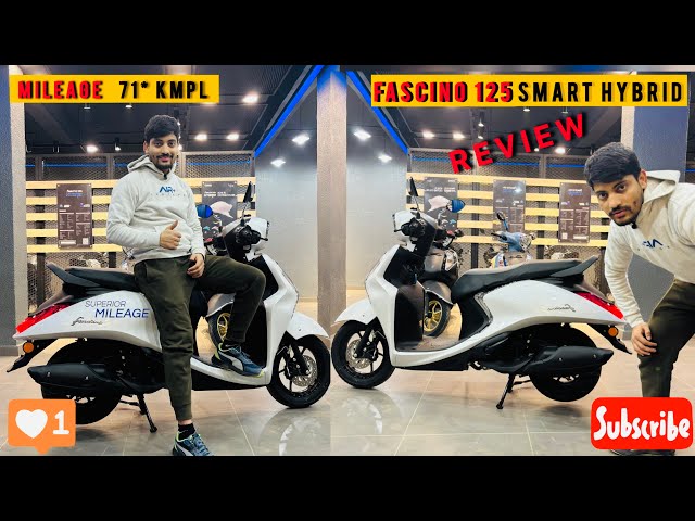 2025 Yamaha Fascino 125 Fi - Smart Hybrid | The Best Smart Hybrid Scooter in India