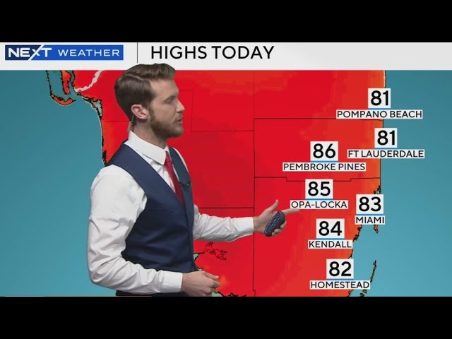 South Florida Weather for Friday 2/14/2025 5AM