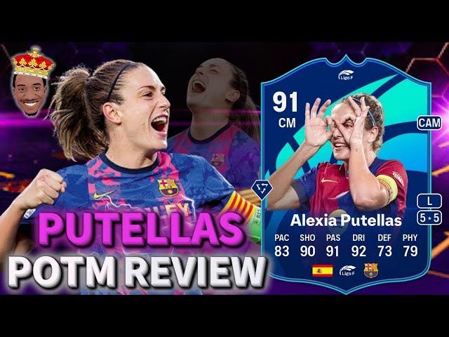 Player Review: Rank 1 with 91 POTM Alexia Putellas ✨[EA FC25 | Ultimate Team]