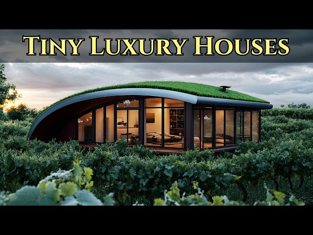 Unbelievable Tiny Luxury Homes with Jaw-Dropping Architecture! You Won’t Believe These Designs!