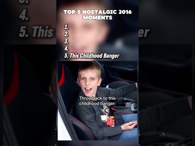 Top 5 Nostalgic 2016 Moments #top5 #funny #memes #2016 #nostalgia #iconic #pokemongo