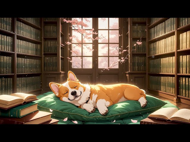 Sleepy Spring Morning 💤 Lofi Corgi Music 💤 Dreamy Lofi Songs To Make You Calm Down And Relax