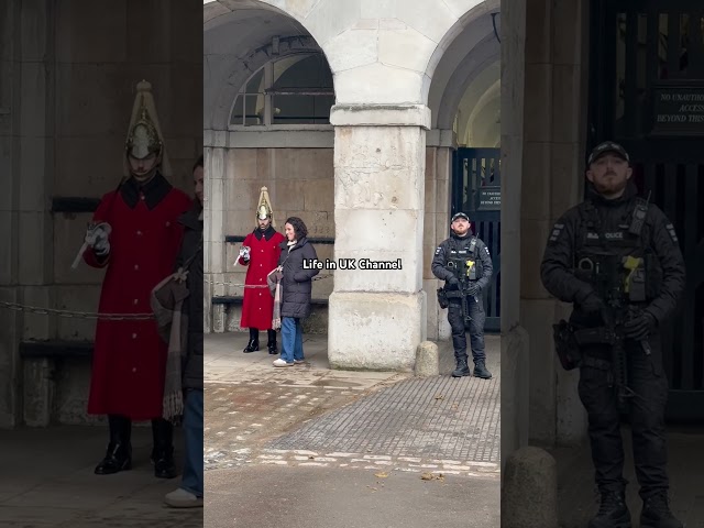 Tourists in London | King’s Guard | British army | London Police #royalhorseguard  | Horse Guard