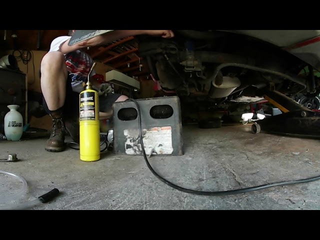 96 Mustang Brake line Bleeding after Illegal brake line repair in 360 Pt 1