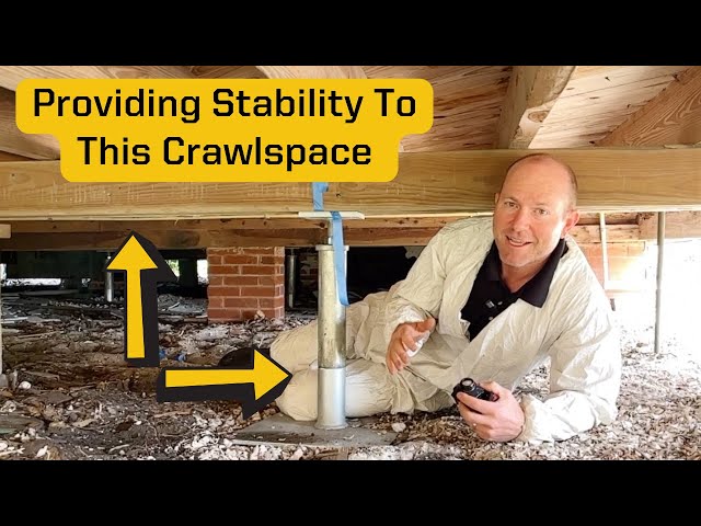 Improving an Old Home's Crawl Space Support System