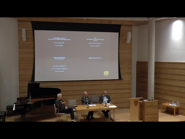 Open discussion with panel Tim Crawford, Alan Marsden, Michael Clarke