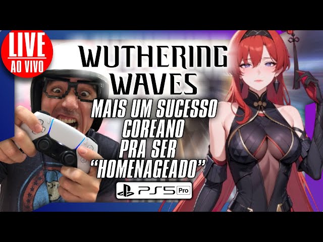 🌌🎮 HOMENAGEANDO e Jogando Wuthering Waves - O Novo Sucesso Coreano!  #ps5pro