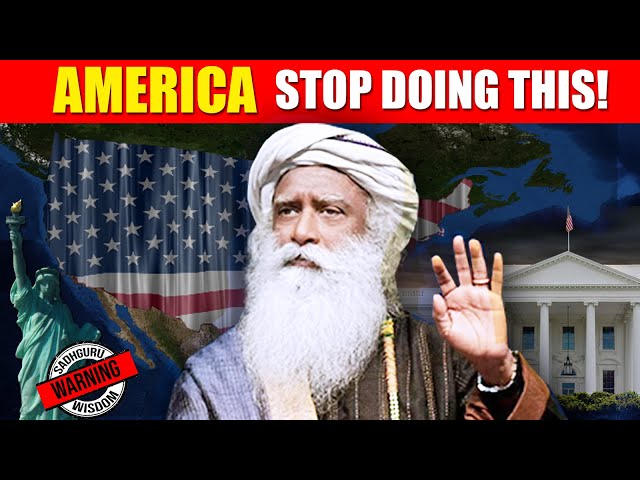 🔴WARNING! America STOP Doing This | Sadhguru | USA