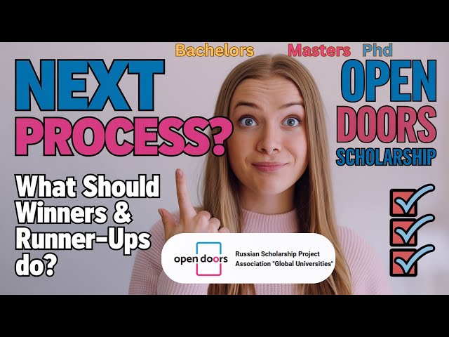 Open Doors Russia Scholarship: What to Do After Document Submission?