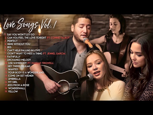 Boyce Avenue Acoustic Cover Love Songs/Wedding Songs (Connie Talbot, Jennel Garcia, Hannah Trigwell)