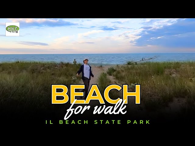 IL Beach State Park - Walk to Beach (360 Video, VR)