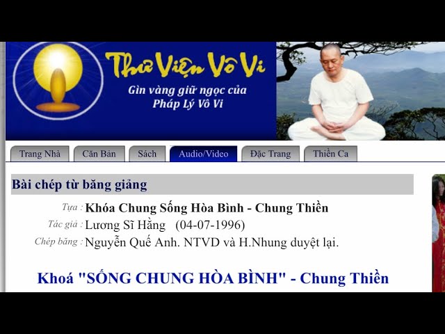 Vĩ Kiên: Không phải tu để lập địa vị ông này ông nọ