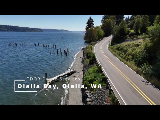 Breathtaking Drone Footage of the Olalla Bay