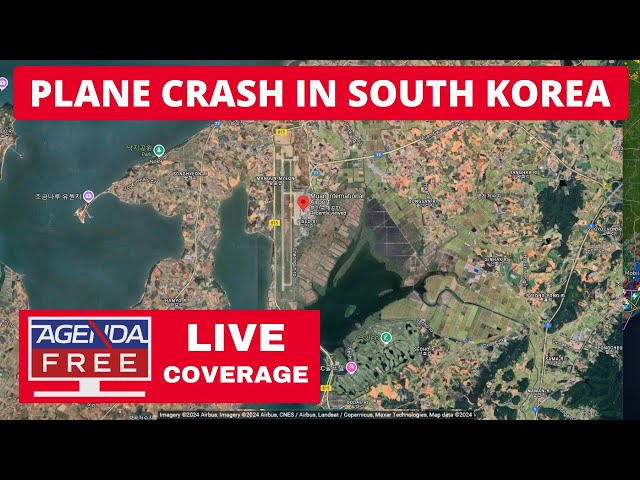 Plane Crashes in South Korea - LIVE Breaking News Coverage