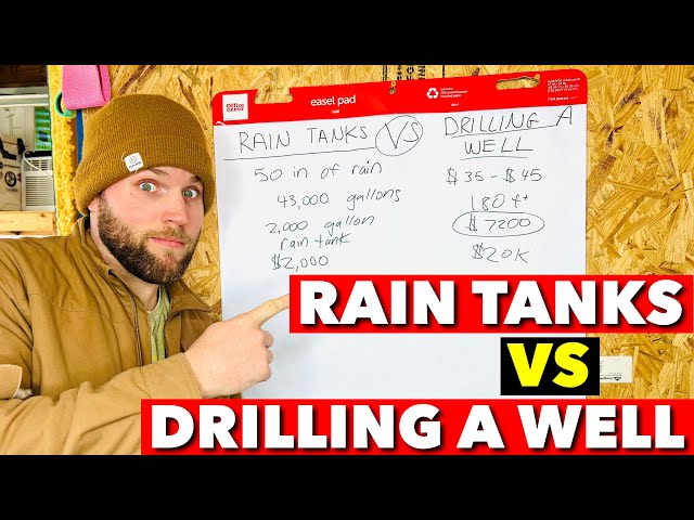 Drill a Well OR Catch Rainwater? Here’s Pros & Cons of Each