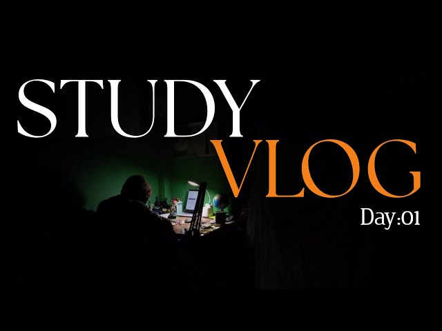 I Studied for 12 Hours Straight (All-Night Study Vlog)