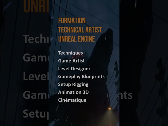 e tribArt Formation Technical Artist Unreal Engine - Personnalisée ou en session Avril  et Octobre