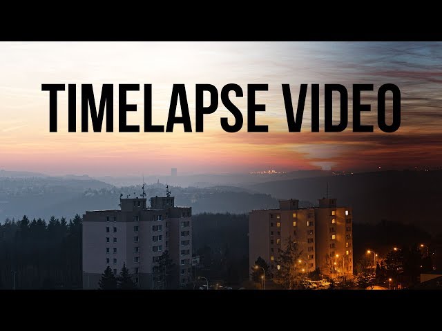 Timelapse aneb jak správně točit časosběrná videa | TUTORIAL