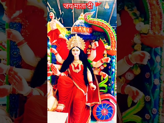 Maa Durga Bhawani murti making art navratri pooja 2024 । Maa Durga Bhakti status #shorts #matarani