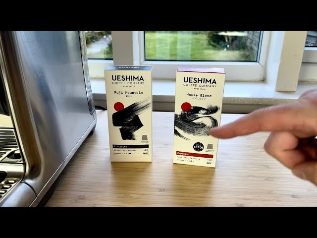 UESHIMA Nespresso Pods Review - Japanese Coffee? ESPRESSO & RISTRETTO | House Blend VS Fuji Mountain