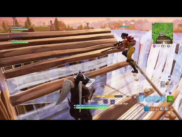 Longest Snipe Elimination from Dusty Depot #fortnite