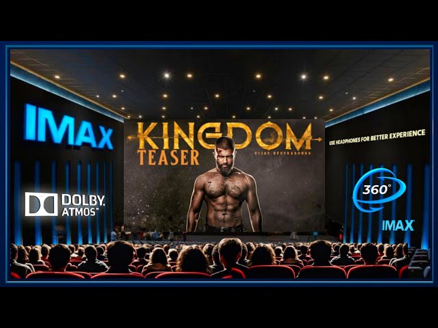 KINGDOM - Official Teaser ||Theatre Experience Dolby  Surround  sound | Vijay Deverakonda