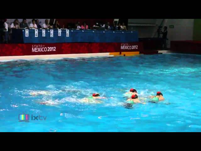 Actuación equipo de China Final Trofeo Mundial de Nado Sincronizado Mexico 2012