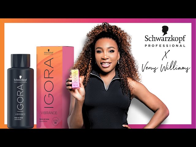 Venus Williams' Balayage Curly Hair with IGORA VIBRANCE