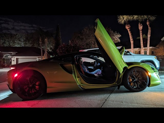 He said to go "Vroom," so Daddy gave it a go and went "Vroom!" #mclaren