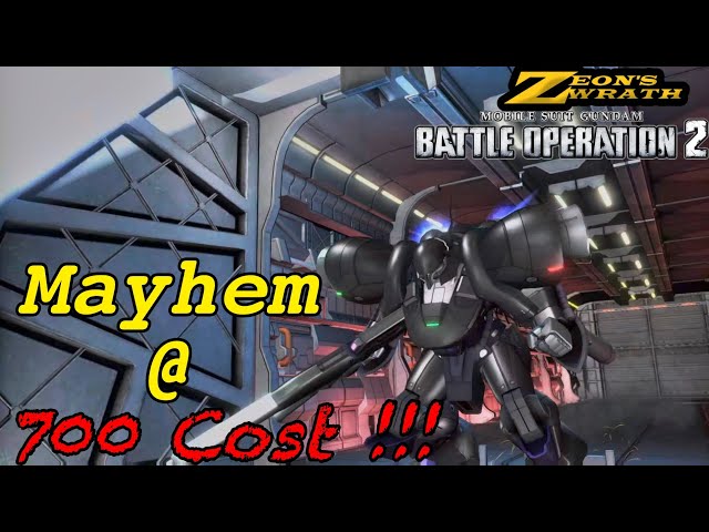 Mayhem @ 700 COST!!! GBO2 ground #gundam