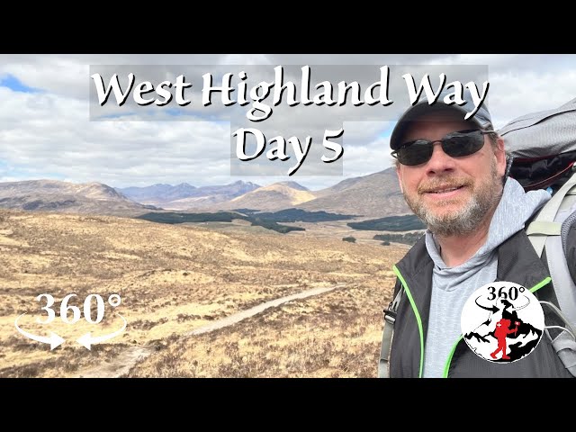 Immersive VR Day 5: Rannoch Moor: Hiking the West Highland Way in Scotland (360-degree, VR Videos)