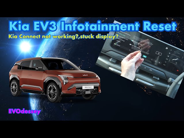 How to reset Kia EV3 Infotainment Unit