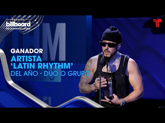 Wisin & Yandel ganan Artista 'Latin Rhythm' del Año, Dúo | Premios Billboard 2024