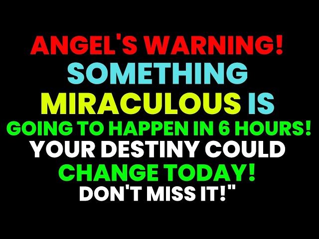 Your Destiny Could Change Today! Don’t Ignore This Divine Message!  📢 God Message Today