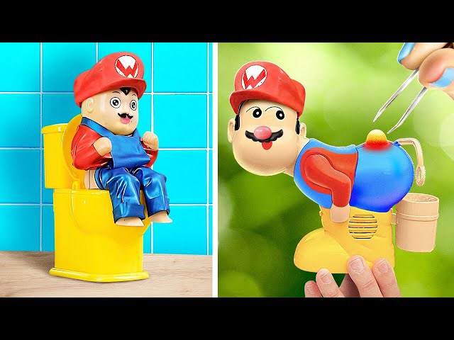 Mario's Secret Life!🤩 *Crazy And Popular Fidgets In The World *