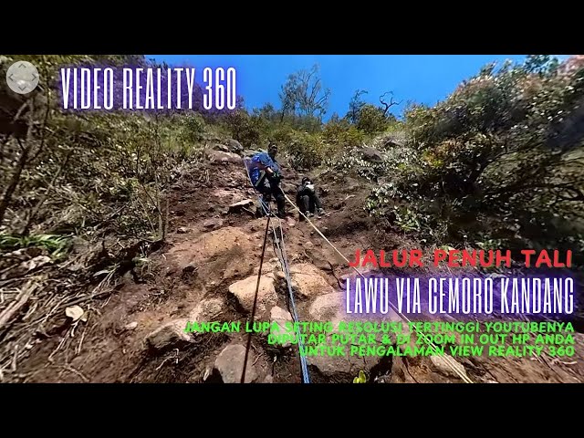 Lawu via Cemoro Kandang, Part 6/6 : Video Reality 360 Naik ke Pos 2 #gununglawu #kawahlawu