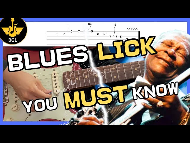 [Tabs]Blues lick of the week from Blues Guitar Lab Library/ B.B. King