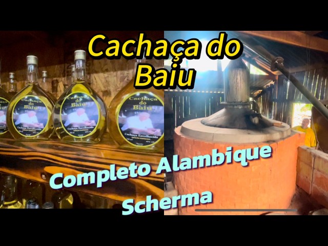 Alambique Artesanal PIRASSUNUNGA - Cachaça do Baiu - Alambique Scherma