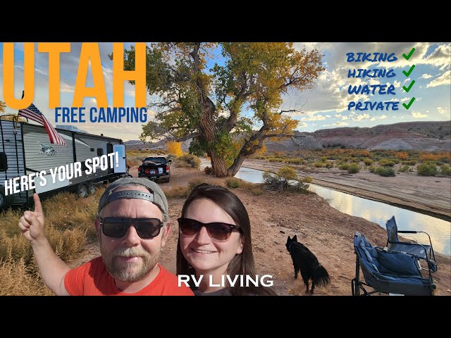 FREE AND ON THE WATER! | UTAH BOONDOCKING | RVLIVING