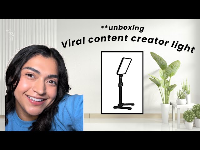 Unboxing Viral Creator Light (Tiktok Shop Light For Creators)