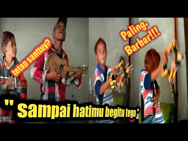 hamdan ATT - sampai hatimu begitu tega ( cover ) pengamen suara emas.