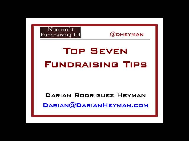 Webinar-Seven Strategic Fundraising Tips for Your Nonprofit-2016-01-20