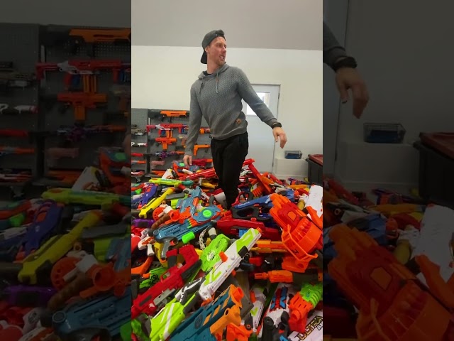 MASSIVE NERF GUN PILE! And it's not big enough!