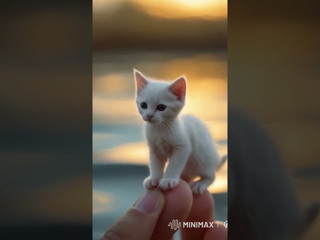 So tiny and cute 🥰 #aicat7 #cute #kitten #aicat #catlover #ai #viralvideo #cute #animallover