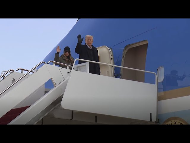 President Trump departs for North Carolina