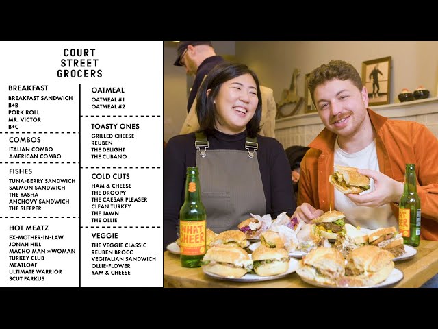 Trying Everything on the Menu at a Famous NYC Sandwich Shop (Ft Christina Chaey)