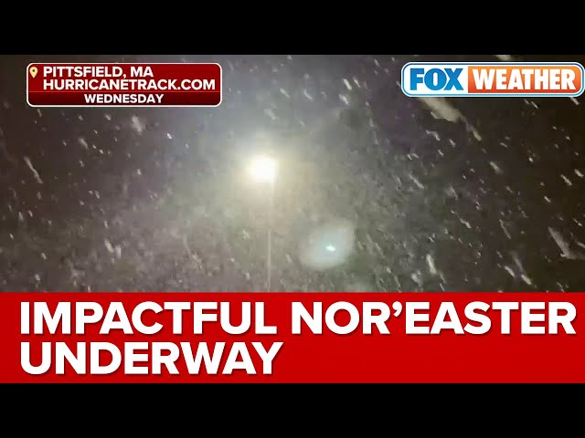 Powerful Nor'easter Blasting Millions With Heavy Snow, Rain And Strong Winds