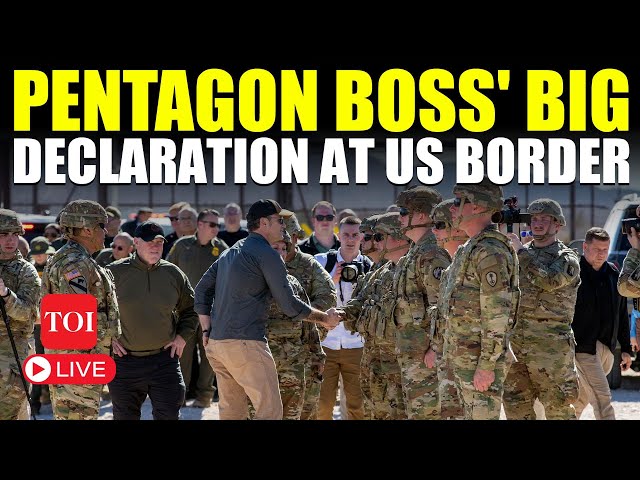 Pete Hegseth LIVE: Pentagon Chief's Stunning Message To US Troops | Border Czar Homan In El Paso